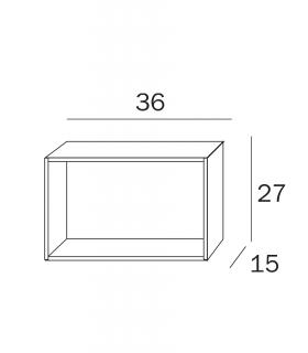 Controtelaio da built-in  per art.A80750 Inda linea My Secret