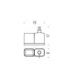 Bicchiere porta spazzolini con porta sapone Colombo Time art.W4271