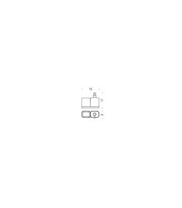 Bicchiere porta spazzolini con porta sapone Colombo Time art.W4271