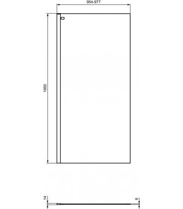 CONNECTER 2 CRISTAUX LATÉRAUX LW / 120 WALK-IN