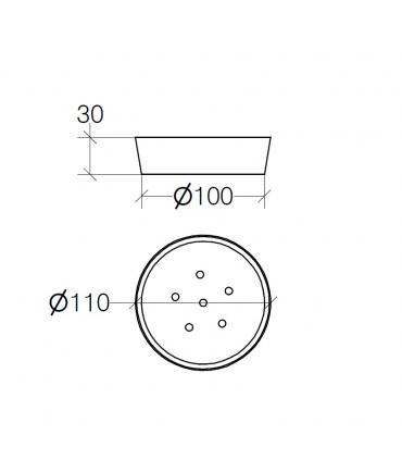 Soap holder Lineabeta Saon polished stainless steel