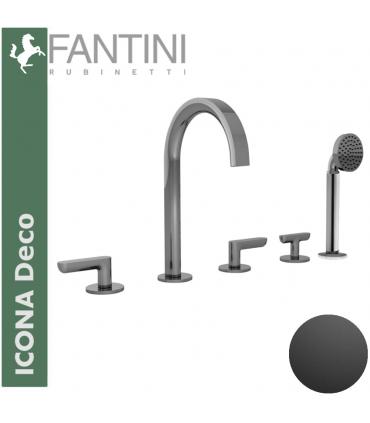 Gruppo bordo vasca, Fantini Icona Deco con bocca e doccino art.R165