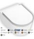 HATRIA Toilet seat made of resin soft close collection Fusion