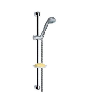 Rail slider 65cm 3 jets with soap holder Croma Hansgrohe