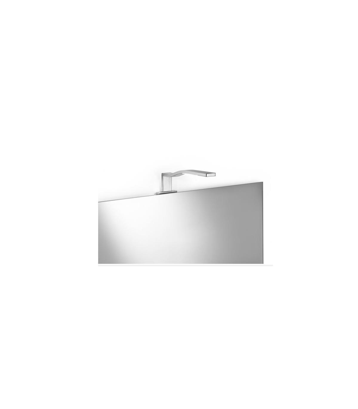 Lampe pour miroir, collection beta, collection Ciari, modèle e 5721,  alluminium chrome' a' Led