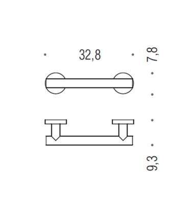 Colombo Hotellerie series horizontal / vertical safety grab bar