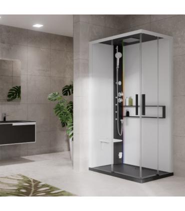 Novellini Glax 2 2.0 A shower enclosure 4.5 left flat hammam