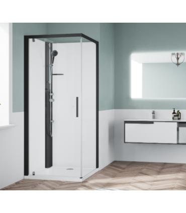 Hinged shower enclosure Novellini Glax 1 2.0 G + F left