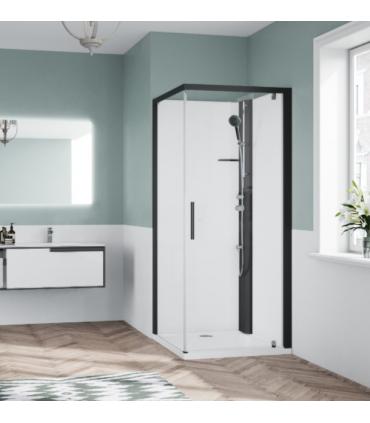 Hinged shower enclosure Novellini Glax 1 2.0 G + F right