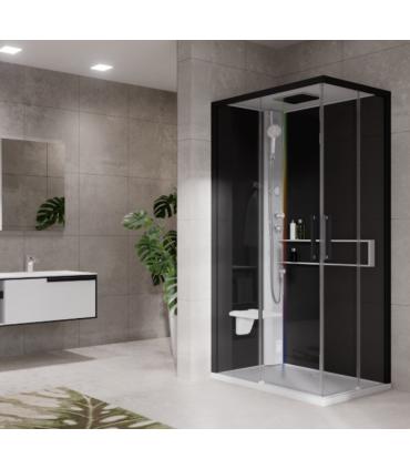 Novellini Glax 2 2.0 A shower enclosure 4.5 left flat hammam