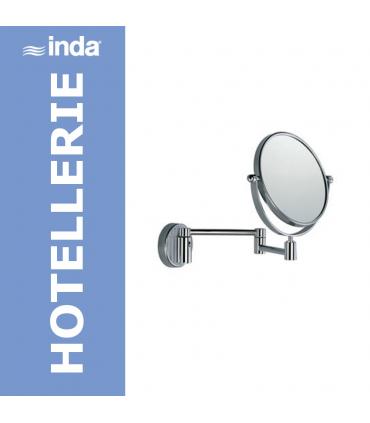 Specchio ingranditore con 2 bracci pivottante, Inda collezione Hotelle