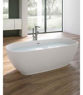 HAFRO VASCA MOVE OVALE 170X70 H.52 CENTRO STANZA TECNOTEK BIANCO
