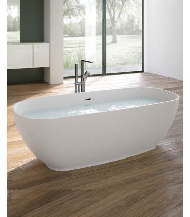 Bathtub oval Move in Tecnoril white matt without Taps