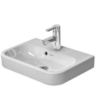 Small countertop washbasin Duravit, Happy D.2, white ceramic