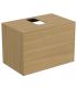 Ideal Standard 2-drawer wood veneer vanity unit Conca