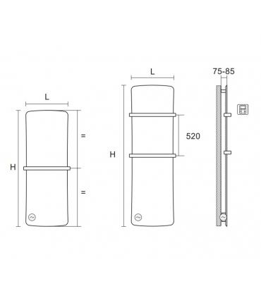 Zehnder Folio Belt electric radiator