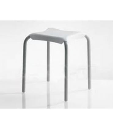 Bathroom stool colombo sit with seat made of ABS b9955 white