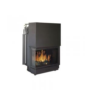 Wood-burning fireplace Edilkamin Acquatondo 29 right