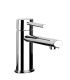 Gessi, single hole mixer for washbasin without drain, oval, 23002, chrome
