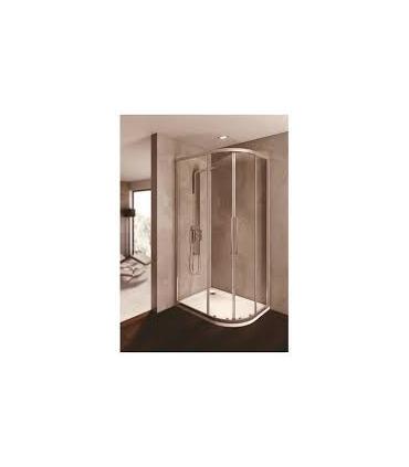 Ideal Standard Kubo R SWIM asymmetrical rounded corner shower enclosure
