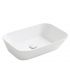 Rectangular countertop washbasin Simas Wave collection art.WA04