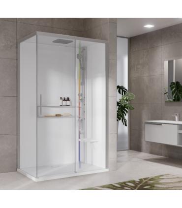 Novellini Glax 2 2.0 2pHydro Plus flat 4.5dx cabine de douche multifonctionnelle