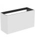 Slim lacquered cabinet without top for Ideal Standard Conca washbasin