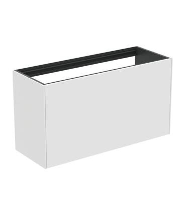 Slim lacquered cabinet without top for Ideal Standard Conca washbasin