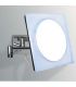 Magnifying mirror wall hung Colombo with led lighting chrome