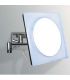 Miroir grossissant mural Colombo avec eclairage LED chrome