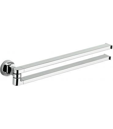 Porte-serviettes articule' double Colombo nordic B52120CR chrome