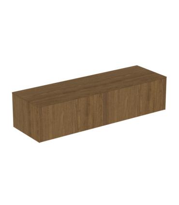 Ideal Standard veneered furniture. Conca 2 drawers with top