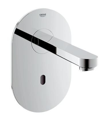 Rubinetto elettronico lavabo a parete Grohe Euroeco Cosmopolitan E art