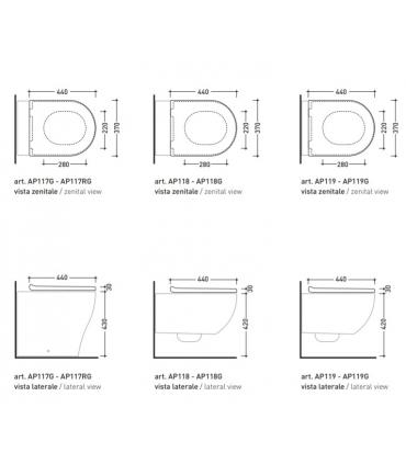 Flaminia Ceramic Bucket Seat Series App