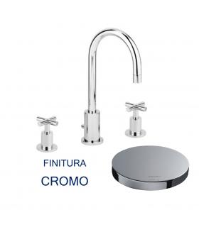 Kit de finition melangeur pour lavabo trois trous Bellosta collection life