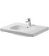 Lavabo consolle Duravit, collection D-Code, céramique blanc