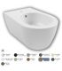 Bidet sospeso monoforo fissaggi nascosti serie Fusion Alchemy art.A0Y1D901