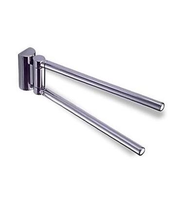 Porte-serviettes double et articul Colombo luna collection chrome