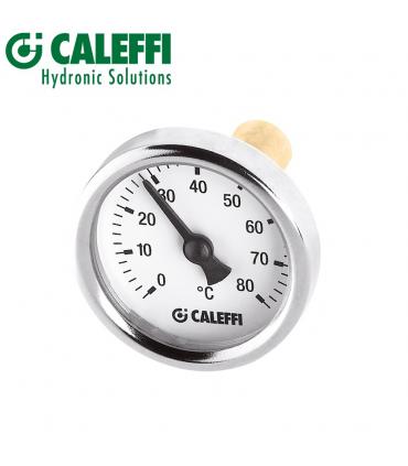 Termometro con pozzetto, 1/4 Caleffi 688002