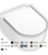 HATRIA Toilet seat made of resin soft close collection Fusion