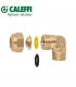 Connection curve 3/8 '' male Caleffi, for copper