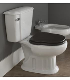 Sanitana Grecia vaso wc monoblocco, scarico pavimento, bianco