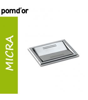 Pomd'or Micra 476050 portasapone da appoggio, cromo