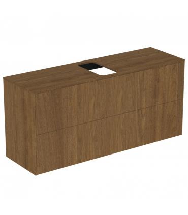 Mobile slim impiallacciato 2 cassetti per lavabo Ideal Standard Conca