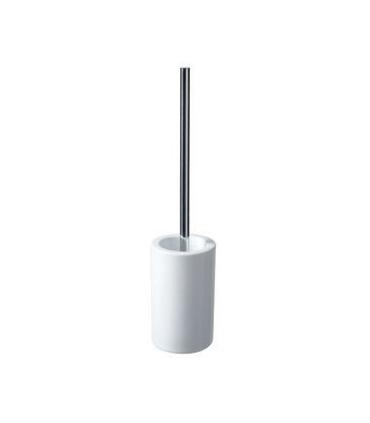 Toilet brush holder, Lineabeta, collection Skoati, model 50203, Porcellana white