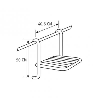 HATRIA seggiolino ribaltabile per doccia da appendere serie Autonomy a