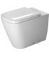 Floor standing toilet back to wall Duravit Happy D2 white