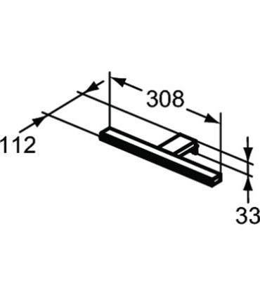 Lampada a LED PDR per specchio Ideal Standard