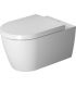 Wall hung toilet single hole, Duravit, ME by Starck, white