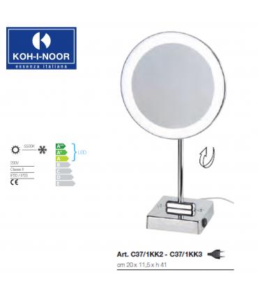Magnifying countertop mirror, Koh-i-noor collection Discolo Led